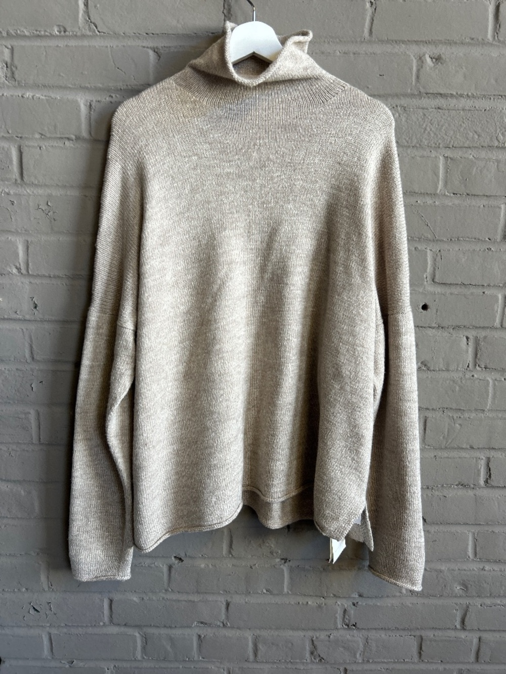 Lauren Manoogian Funnel Sweater in Oak Slub